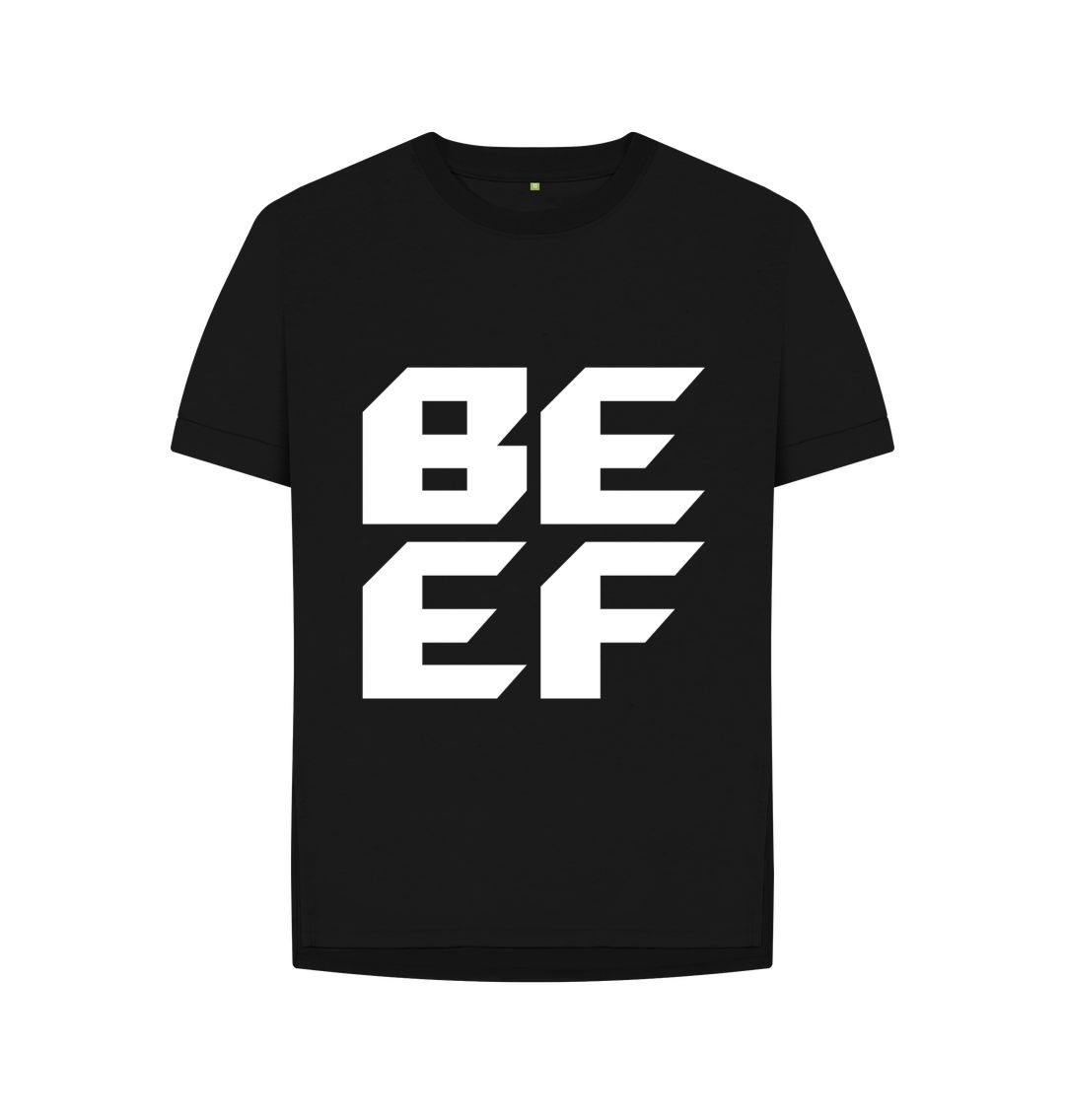 Black BEEF - Women's Relaxed Fit Tee