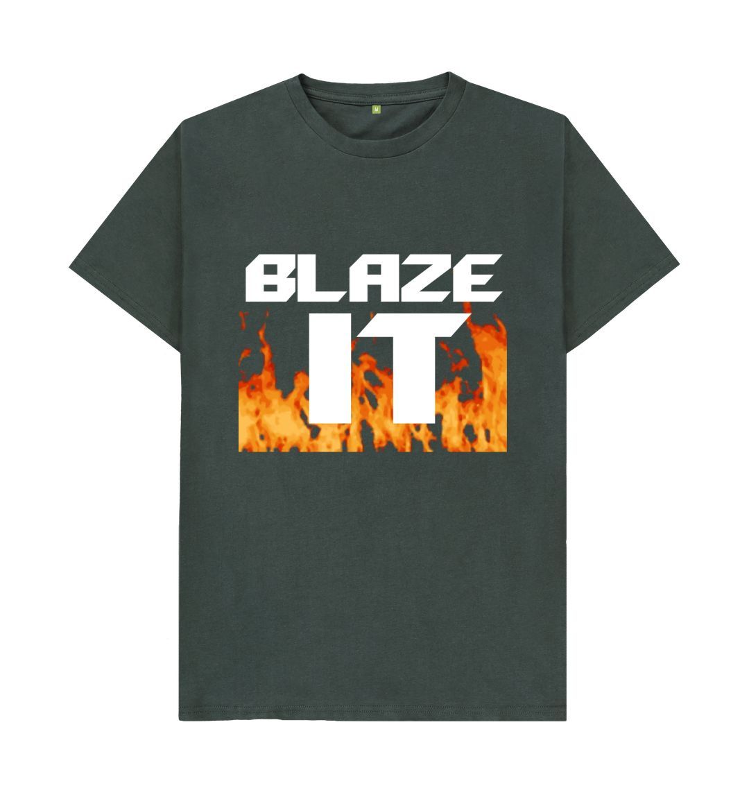 Dark Grey BLAZE IT - Unisex Tee