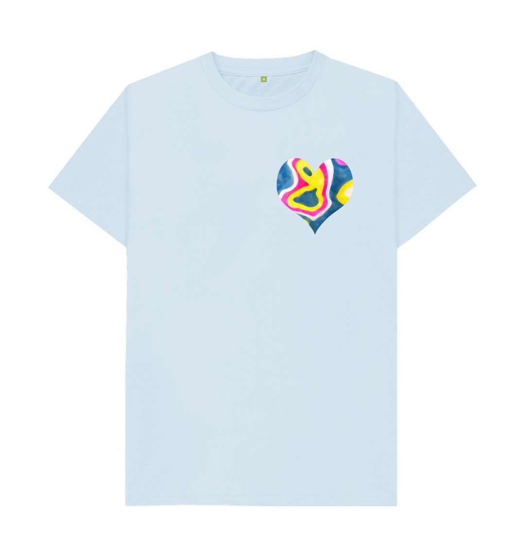 Sky Blue Heart - Unisex Tee