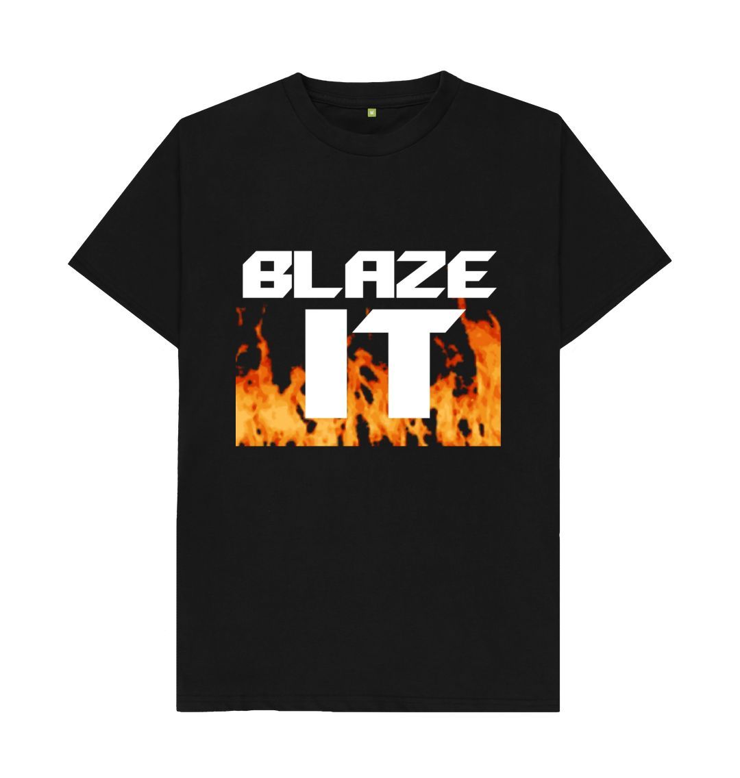 Black BLAZE IT - Unisex Tee