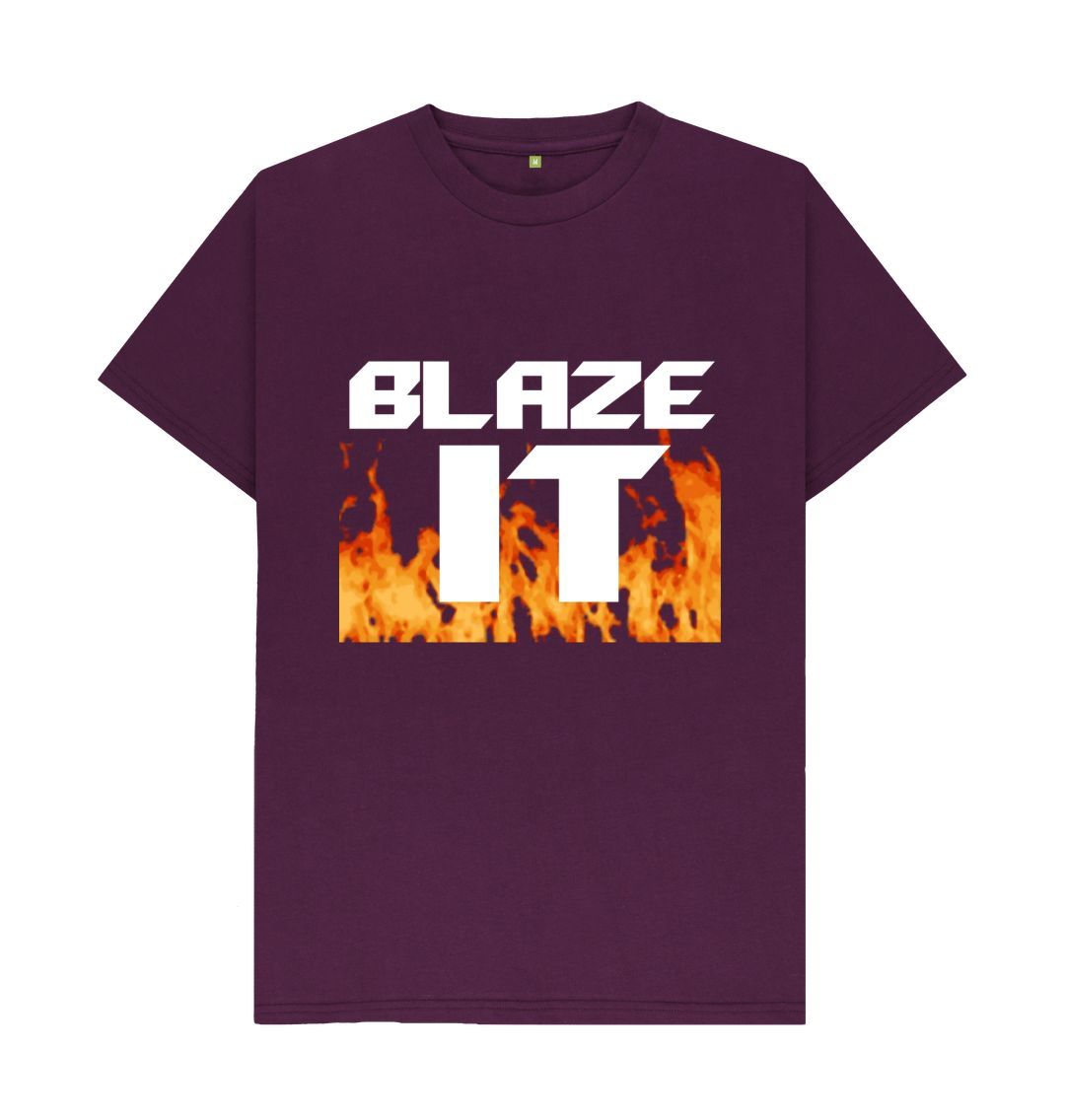 Purple BLAZE IT - Unisex Tee